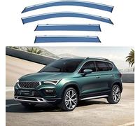 UKULT Deflectores de Aire para Seat ATECA 2016-2022, Deflectores de Viento, Cortavientos Ventana Coche Derivabrisas Deflectores Coche Viseras para Ventana Deflector Accesorios