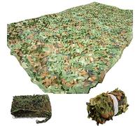 UKUSI Red de camuflaje de bosque, tela Oxford 210D, para camping, caza, tiro, protección solar, redes para decoración, camping, fiesta temática, camping, caza, tiro, protección solar (2 m x 6 m)