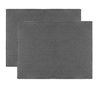 ULABLE Alfombrilla de Secado de Platos, Almohadilla de Microfibra Seca, escurreplatos de Secado rápido para Cocina, encimera, Accesorios, Lavado a máquina, 51 x 38 CM, 2 Unidades