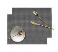 Ulable Paquete de 2 tapetes de secado de platos, almohadilla seca de microfibra, tapete escurridor de cocina, lavable a máquina, gris oscuro