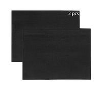 Ulable Salvamanteles, Microfibra, Secado Rápido, 2 Piezas Salvamanteles para Cocina, Accesorios de Mesa, Lavable a Máquina Negro