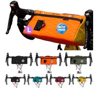 ULAC Bolsa Manillar Bicicleta Triangular Bolsa Bici Grande Impermeable Nylon Poliéster 3,2L 29x14x14 cm Accesorios para Bicicleta MTB E-Bikes Complementos Porta Herramientas y Móvil