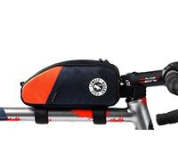 Bolsa Bicicleta Cuadro Accesorios - Bolsa Bici Cuadro Impermeable 1,2L Portaobjetos Complementos Bicicleta Bolsa Cuadro Bicicleta MTB Enganche Tubo Superior 18x9x5,5 cm para Herramientas Ciclismo