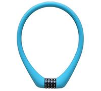 ULAC - Candado de Cable con Combinación 4 Dígitos Prague | Antirrobo para Bicicleta | Protección Silicona | 10.000 Combinaciones | Seguridad Anti Robos | Compacto y Ligero | Bici, Moto, Patinete