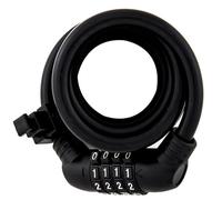 ULAC - Candado de Cable Espiral ZEN MASTER con Combinación Reseteable | Hasta 10.000 Combinaciones | Con Soporte de Fijación | Seguridad Confiable
