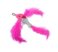 ulafbwur Juguetes interactivos para gatos, varita de juguete de diseño biónico, juguete interactivo de peluche para mascotas, juguete de repuesto para gatito, juguetes divertidos para gatos