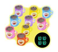 Ulalaza 100pcs Resina Mini Ornamento Artesanías Accesorios Lindo Slime Encantos Conjunto Mezclado para Creatividad Hecho a Mano DIY Diseño de la Escena Micro Decoración del Hogar