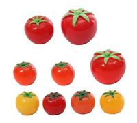 Ulalaza 30pcs Resina Mini Fruta Snacks Slime Encantos Conjunto Mezclado Artesanías Accesorios DIY Miniatura Diseño de la Escena Micro Decoración del Hogar