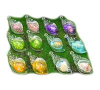 Ulalaza 30pcs Resina Mini organismo marino slime encantos conjunto mixto artesanías accesorios bricolaje miniatura escena diseño micro decoración del hogar