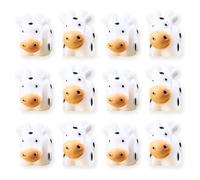 Ulalaza 30pcs Resina Mini Ornamento Animales Plantas Slime Encantos Conjunto Mezclado Artesanías Accesorios DIY Miniatura Diseño de la Escena Micro Decoración del Hogar