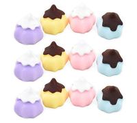 Ulalaza 50pcs Resina Mini bebidas botellas ornamento artesanías accesorios slime encantos conjunto mixto bricolaje miniatura escena diseño micro decoración del hogar