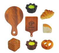 Ulalaza 50pcs Resina Mini Ornamento Artesanías Accesorios Lindo Slime Encantos Conjunto Mezclado para Creatividad Hecho a Mano DIY Diseño de la Escena Micro Decoración del Hogar