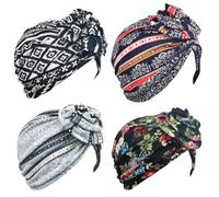 Ulalaza Chemo Headwear Beanies Chemo Caps Cáncer Sombrero Gorra Sombrero Cabeza Bufanda para Mujeres Hombres