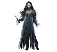Ulalaza Disfraces de Mujer de Halloween Black Bat Fallen Angel Devil Vampire Witch Dress Accesorios de Cosplay para Adultos