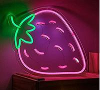 Ulalaza Luces de neón LED para Fiestas de Pared DéCor Room Room Bar Wedding Home Birthday Art Decoration Christmas with USB Chain Light Modulator 5v