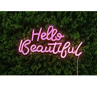 Ulalaza Luces de neón LED para Fiestas de Pared DéCor Room Room Bar Wedding Home Birthday Art Decoration Christmas with USB Chain Light Modulator 5v