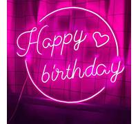 Ulalaza Luces de neón LED para Fiestas de Pared DéCor Room Room Bar Wedding Home Birthday Art Decoration Christmas with USB Chain Light Modulator 5v