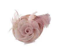 Ulalaza Sombrero Tocado para Mujer, Pinza para el Pelo, Pluma, Boda, Novia, cóctel, Derby, Iglesia, Banquete para niñas