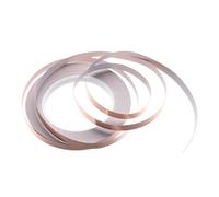 ULANEKWCJ Cinta de barrera repelente de plagas Cinta de lámina cobre 30 m, adhesiva una sola cara, conductora, resistente al calor, varios tamaños(4 mm)