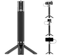 ULANZI BG-3 10000mAh Empuñadura con Batería, Batería Grip para Cámaras de Acción, Batería Externa Power Bank con Mini Trípode para Vlogging Cámara Live Streaming Filmmaking