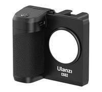 ULANZI CapGrip LED CG02 - Empuñadura para cámara de smartphone con mando a distancia magnético Bluetooth, compatible con todos los smartphones, color negro