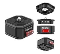 ULANZI Claw Arca QR - Soporte de trípode de cámara de liberación rápida, para cámaras Canon/Sony/Nikon/Lumix de Interruptor rápido Entre trípode/monopié/Deslizador/estabilizador de cardán