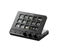 ULANZI D200X Controlador de Streaming con 3 Mandos, Teclado Macro con 14 Teclas LCD Personalizables y Estación de Acoplamiento con Concentrador USB-C 8 en 1 y Salida HDMI 4K para Fotografía y PC