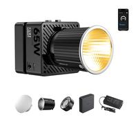 ULANZI EC65 - Luz LED de video COB, 65 W, luz de video bicolor, mini montaje Bowens, iluminación de salida continua con control de aplicación, reflector, difusor, condensador 2700 K - 6500 K, CRI≥95