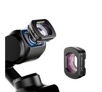 ULANZI F35 Pocket 3 Lente Gran Angular de 112°, Compatible con los Accesorios dji Osmo Pocket 3, Fijación Magnética/Revestimiento de Doble Cara/Vidrio Óptico HD