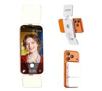 ULANZI GL01 Luz de Relleno Magnética 2026, Luz LED Magnética para Selfie para Móvil con Dos Paneles LED Cuadrados, Temperatura de Color 2500-6500 K, Compatible con iPhone 17, 16, 15 y Samsung