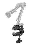 ULANZI HD02 Super Clamp Kit con adaptador Go Pro, Super pinza de aluminio con pasadores y agujero Posicionamiento Arri 1/4" 3/8" para DSLR, cámara de acción, iluminación, micrófono, trípode