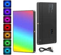 ULANZI LT003 RGB LED Luz de Video, Panel LED portátil con 2100 lúmenes y 15W, 10 "Luz de Video Regulable 2500K-9000K, Batería incorporada de 8000mAh, CRI> 95 para cámara DSLR Fotografía de Video