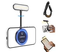 ULANZI M10 - Lámpara de lectura magnética con luz LED flexible para selfie, mini luz para teléfono móvil con 5 niveles de luz blanca cálida regulable como libro y luz de cámara para iPhone/Android