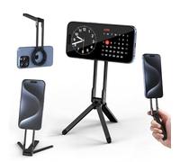 ULANZI MA30 Soporte de Trípode Magnético para iPhone Android Smartphone Adaptador de Teléfono Mini Trípode Plegable de Aluminio Doble Cara Montaje Rápido Compatible con iPhone 16 15 14 13 12 Magsafe