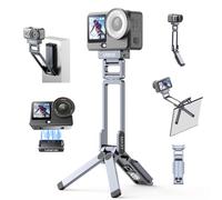 ULANZI MA37 Mini trípode de liberación rápida compatible con DJI Osmo Action 6 y Action Nano, trípode magnético de mesa de bloqueo rápido de nueva generación con zapata fría de 1/4-20, palo selfie de