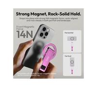 Ulanzi MA60 Foldable Magnetic Phone Tripod Ultra-Slim 0.8cm Dual-Sided Holder for 16 15 Desk Mount Handle Tripod
