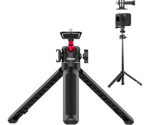 Ulanzi Mini trípode para cámara - Trípode de cámara extensible MT-16 Ajuste de 4 niveles, rótula de bola de 360° Zapata fría Accesorios de Vlog portátiles livianos para DJI Action Insta360 Compact Cam