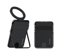 ULANZI ML25 - Cartera magnética con soporte ajustable, soporte para tarjetas con clip Mag-Lock, funda magnética ultra delgada compatible con iPhone 17/16/15/14/13/12, soporte para 4 tarjetas, no se