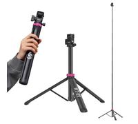 ULANZI MT-89 Soporte de Luz Ajustable Portátil con Tornillo de Liberación Rápida de 1/4", Trípode Extensible de Aluminio de 82 Pulgadas, Cabeza de Bola de 360°