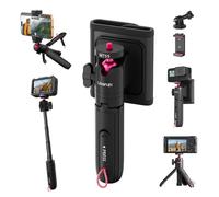 ULANZI MT55 SnapGo Mini Trípode, Palo Selfie 4 en 1-Mantis/Correa para Mochila/Selfie/Trípode, Rótula 360°, Extensible en 4 Secciones de 31 cm, para Teléfono/Cámara de Acción/Cámara Compacta