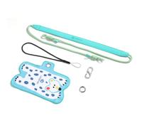 ULANZI Paño Protectora Autoadhesiva para dji Osmo Pocket 3, Funda Protectora con Correa para el Hombro de Tela Antiarañazo, Correa de Mano, Paño de Limpieza (Azul, 22 × 12 cm)