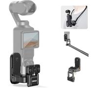 ULANZI PK16 Soporte magnético Compatible con dji OSMO Pocket 3/Pocket 4, Soporte de cámara Ajustable de 270°, Base de Abrazadera de cámara Plegable de liberación rápida para grabación