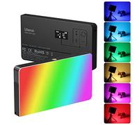 ULANZI PL-01 - Lámpara de vídeo RGB, luz portátil RGB para cámara con batería de 4000 mAh, Color 360 °, 20 Efectos de luz, Panel LED IRC ≥95 2500-9000 K, iluminación de fotografía