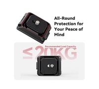 Ulanzi Placa de Liberación Rápida UKA Compatible con Placas Uka y F38 para Trípode de Cámara. Sistema de Liberación Rápida UKA02.