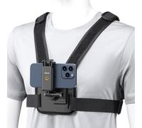 Ulanzi POV - Soporte de pecho magnético para iPhone 15, 14, 13, 12, DJI Osmo, cámara de acción, correa de pecho, cómoda para vídeo Vlog