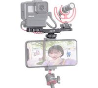 Ulanzi PT-8 Vlog - Adaptador de extensión para Zapata fría con Zapata fría y Soporte de trípode de 1/4 Pulgadas para Accesorios adicionales para vlogging