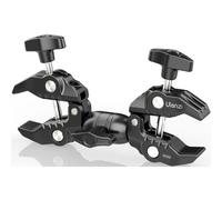 Ulanzi R096 Abrazadera Doble con Cabeza de Bola con Cabeza de Bola