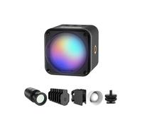 Ulanzi RGB COB Kit de Luz de Video Cubo de Luz A Prueba de Agua con Difusor Snoot Barndoor Temperatura de Color de 2700-7000K