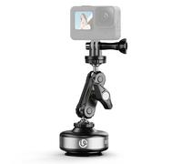 ULANZI SK-23 - Soporte de ventosa para cámara eléctrica con brazo mágico de 360 ° y cierre rápido, tornillo de 1/4", carga de 1 kg, soporte para cámara DSLR, cámara de acción, soporte para teléfono
