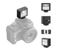 ULANZI SL02 Mini Flash de Cámara, GN8 6500K, Speedlite Manual, 4 Niveles de Potencia (1/8~1/1), Compatible con Nikon, Sony, Fujifilm, Panasonic, Diseño Compacto y Portátil, Carga Rápida Type-C